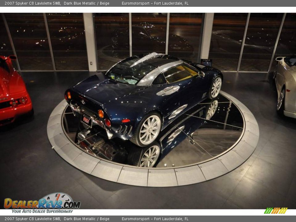 2007 Spyker C8 Laviolette SWB Dark Blue Metallic / Beige Photo #24
