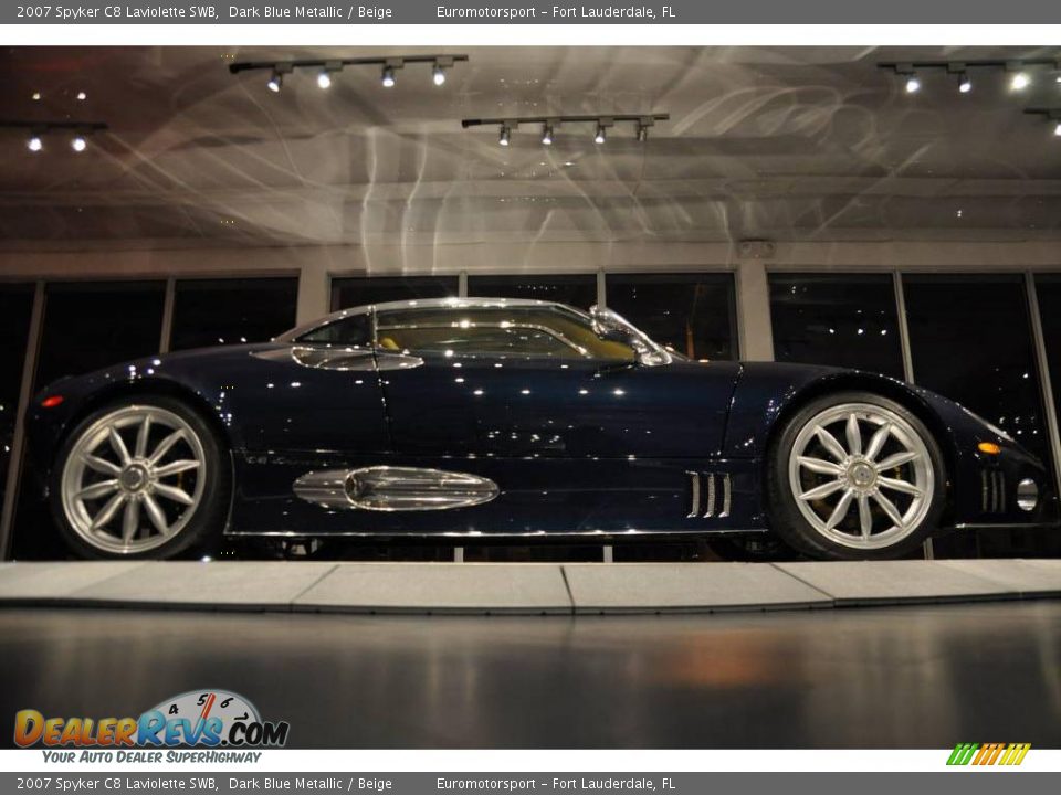 2007 Spyker C8 Laviolette SWB Dark Blue Metallic / Beige Photo #27