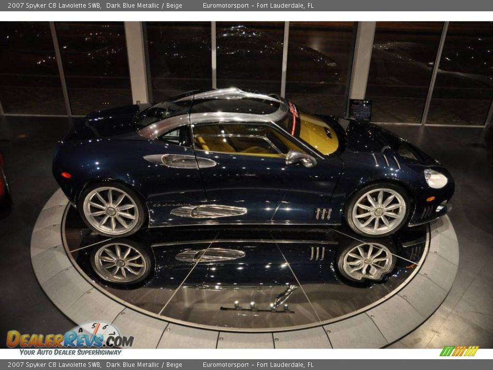 2007 Spyker C8 Laviolette SWB Dark Blue Metallic / Beige Photo #29