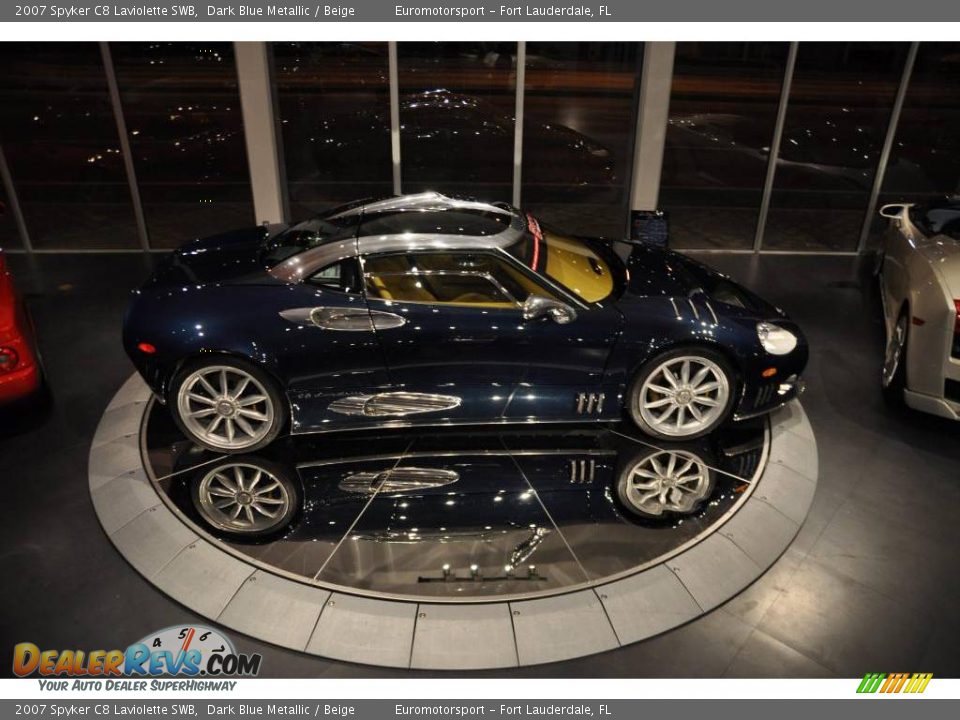2007 Spyker C8 Laviolette SWB Dark Blue Metallic / Beige Photo #30
