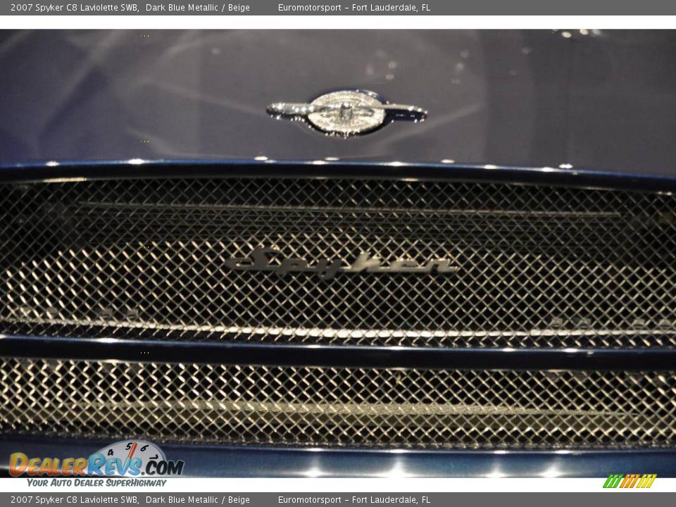 2007 Spyker C8 Laviolette SWB Dark Blue Metallic / Beige Photo #40