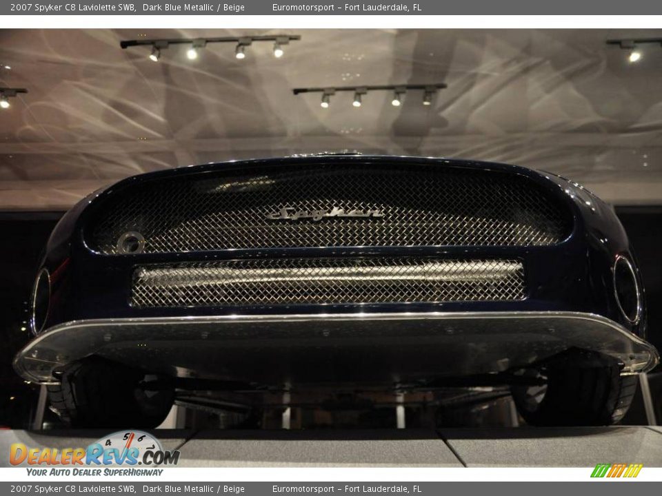 2007 Spyker C8 Laviolette SWB Dark Blue Metallic / Beige Photo #42