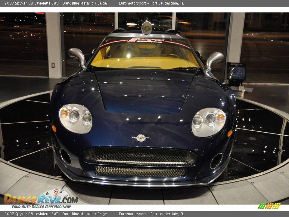 2007 Spyker C8 Laviolette SWB Dark Blue Metallic / Beige Photo #44