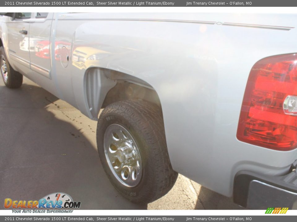 2011 Chevrolet Silverado 1500 LT Extended Cab Sheer Silver Metallic / Light Titanium/Ebony Photo #4