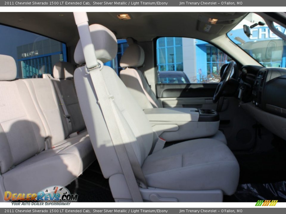 2011 Chevrolet Silverado 1500 LT Extended Cab Sheer Silver Metallic / Light Titanium/Ebony Photo #9