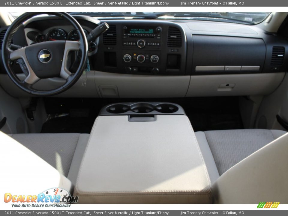 2011 Chevrolet Silverado 1500 LT Extended Cab Sheer Silver Metallic / Light Titanium/Ebony Photo #10