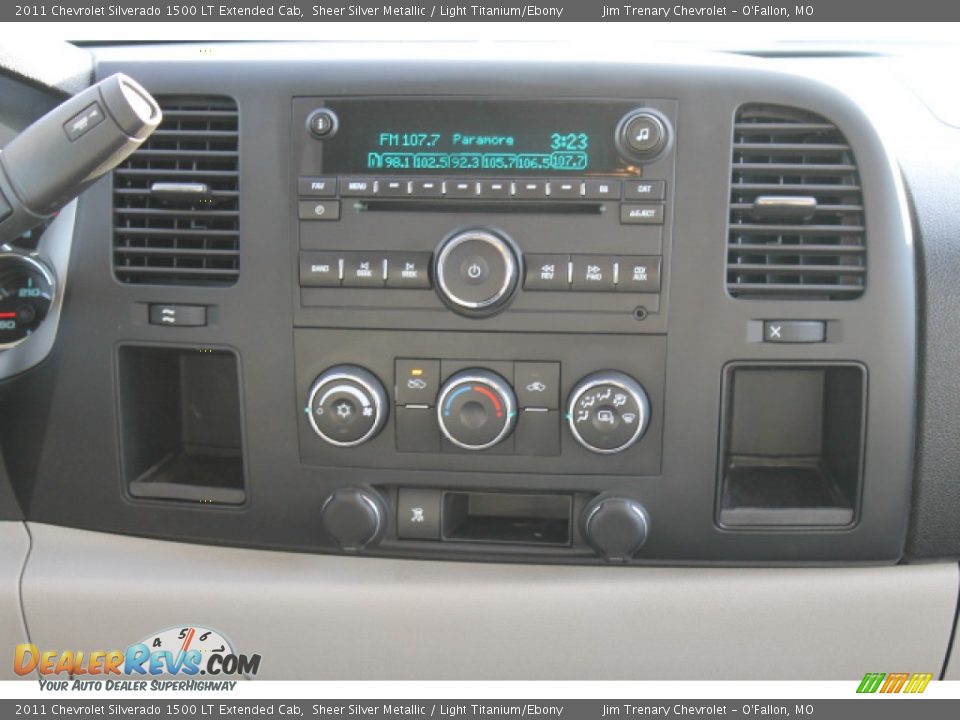 2011 Chevrolet Silverado 1500 LT Extended Cab Sheer Silver Metallic / Light Titanium/Ebony Photo #12