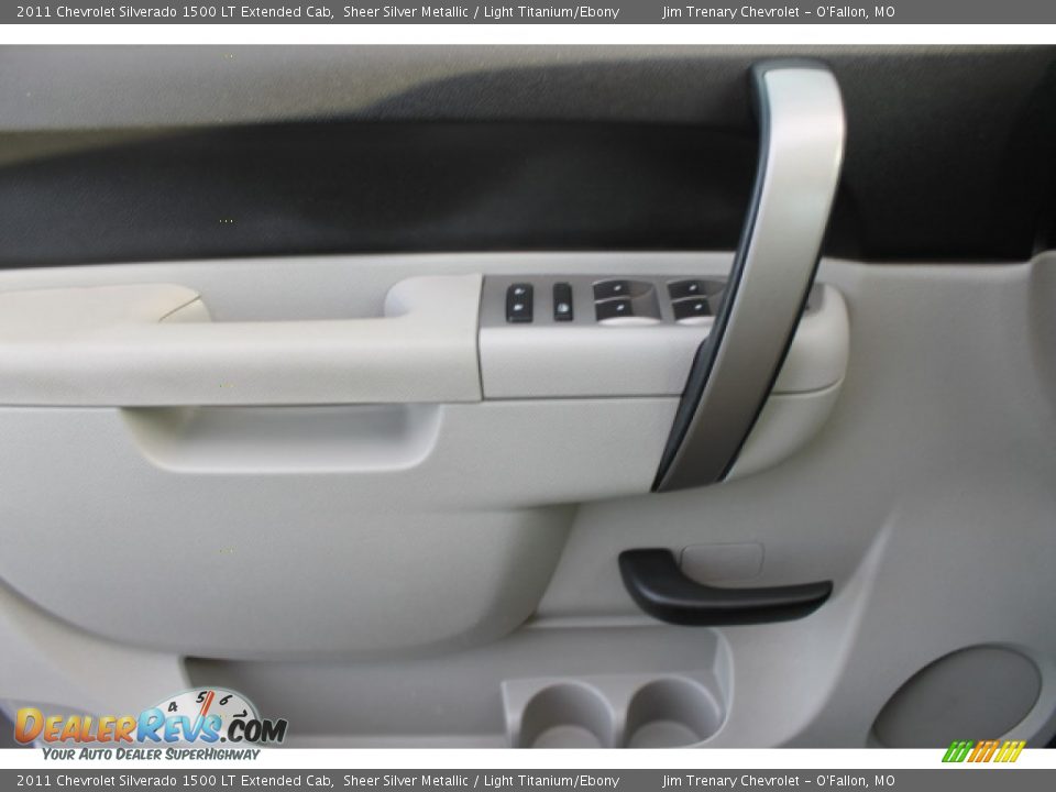 2011 Chevrolet Silverado 1500 LT Extended Cab Sheer Silver Metallic / Light Titanium/Ebony Photo #15