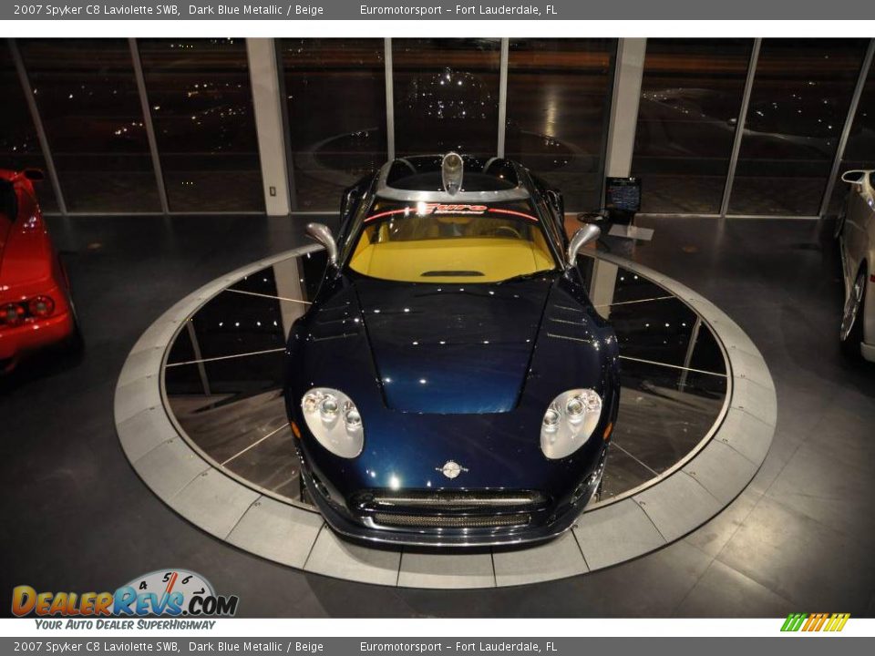 2007 Spyker C8 Laviolette SWB Dark Blue Metallic / Beige Photo #47