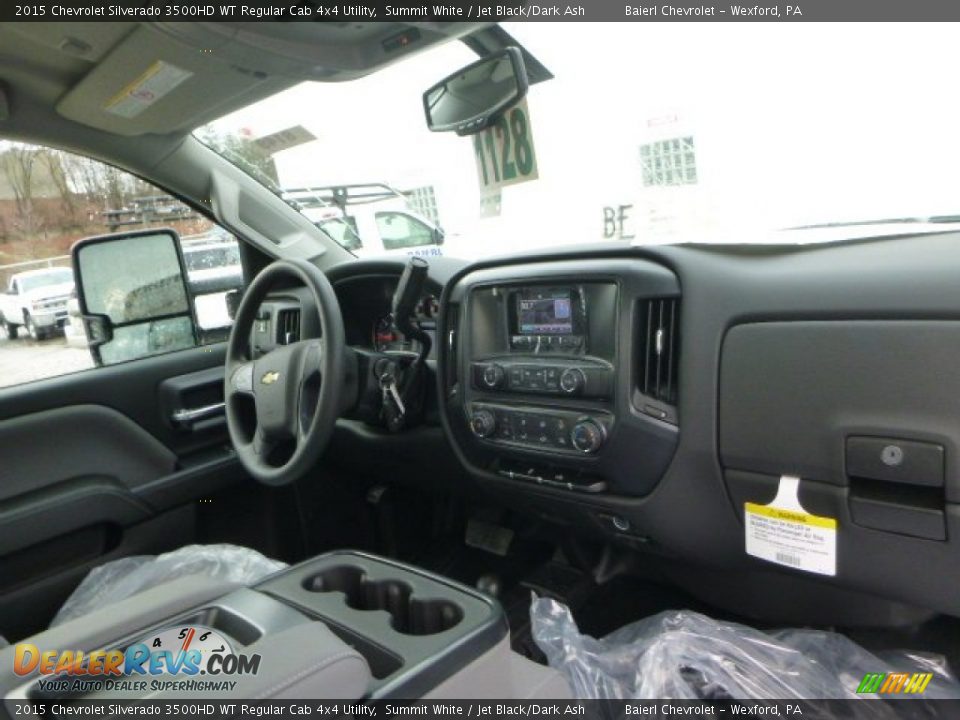 2015 Chevrolet Silverado 3500HD WT Regular Cab 4x4 Utility Summit White / Jet Black/Dark Ash Photo #13