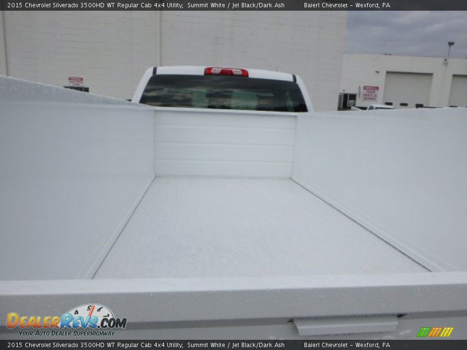 2015 Chevrolet Silverado 3500HD WT Regular Cab 4x4 Utility Summit White / Jet Black/Dark Ash Photo #14