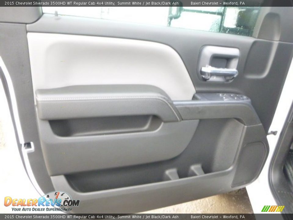 2015 Chevrolet Silverado 3500HD WT Regular Cab 4x4 Utility Summit White / Jet Black/Dark Ash Photo #15