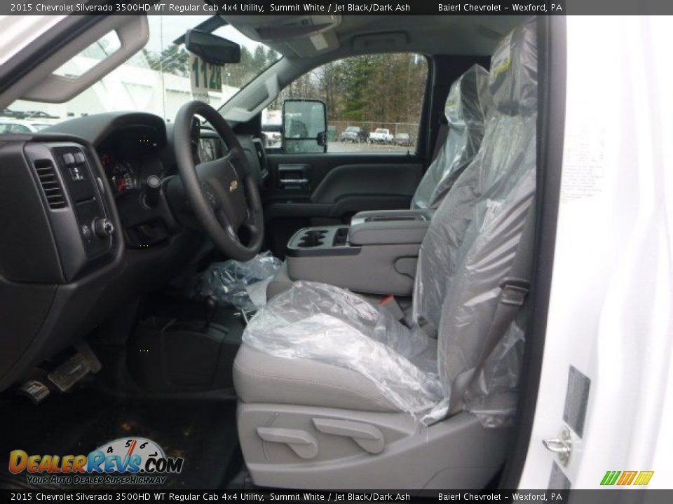 2015 Chevrolet Silverado 3500HD WT Regular Cab 4x4 Utility Summit White / Jet Black/Dark Ash Photo #16