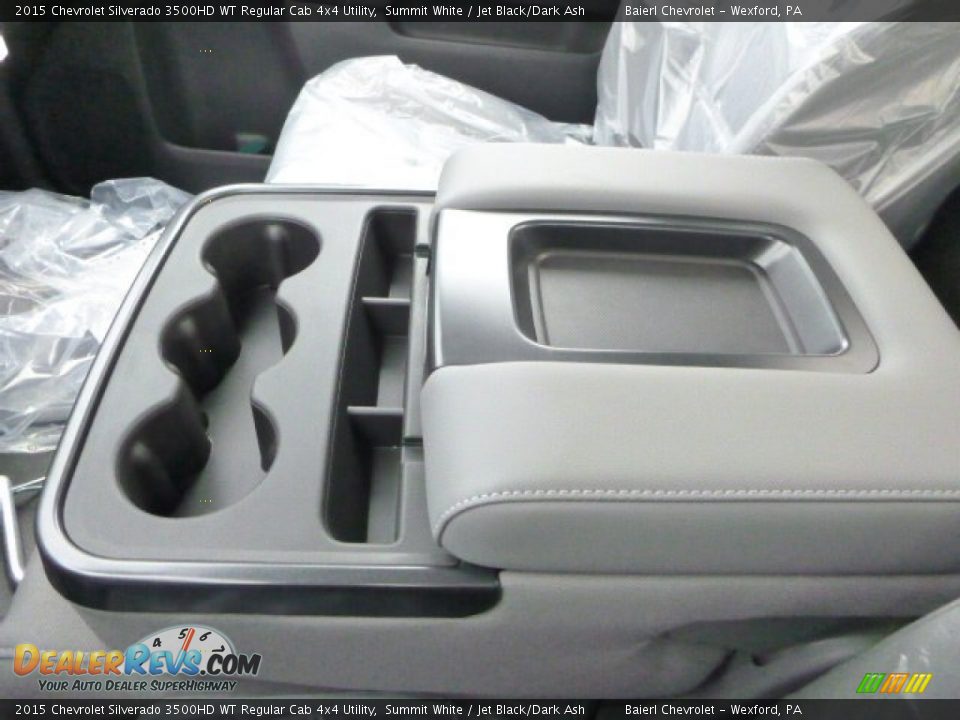 2015 Chevrolet Silverado 3500HD WT Regular Cab 4x4 Utility Summit White / Jet Black/Dark Ash Photo #17