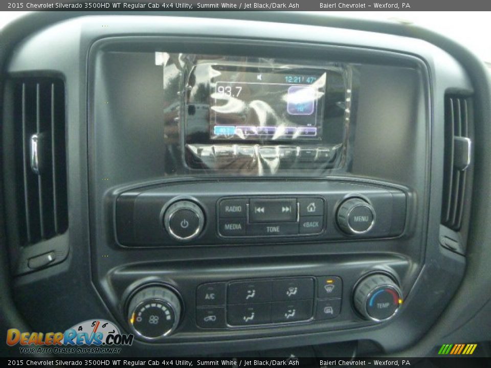 2015 Chevrolet Silverado 3500HD WT Regular Cab 4x4 Utility Summit White / Jet Black/Dark Ash Photo #18