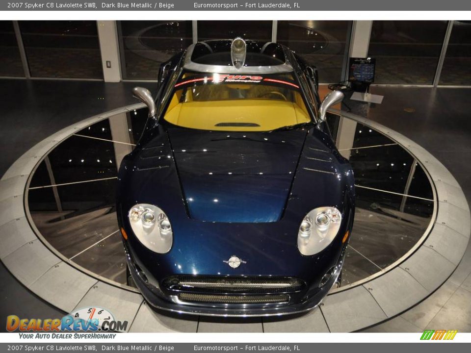 2007 Spyker C8 Laviolette SWB Dark Blue Metallic / Beige Photo #49