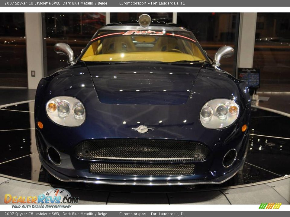 2007 Spyker C8 Laviolette SWB Dark Blue Metallic / Beige Photo #50