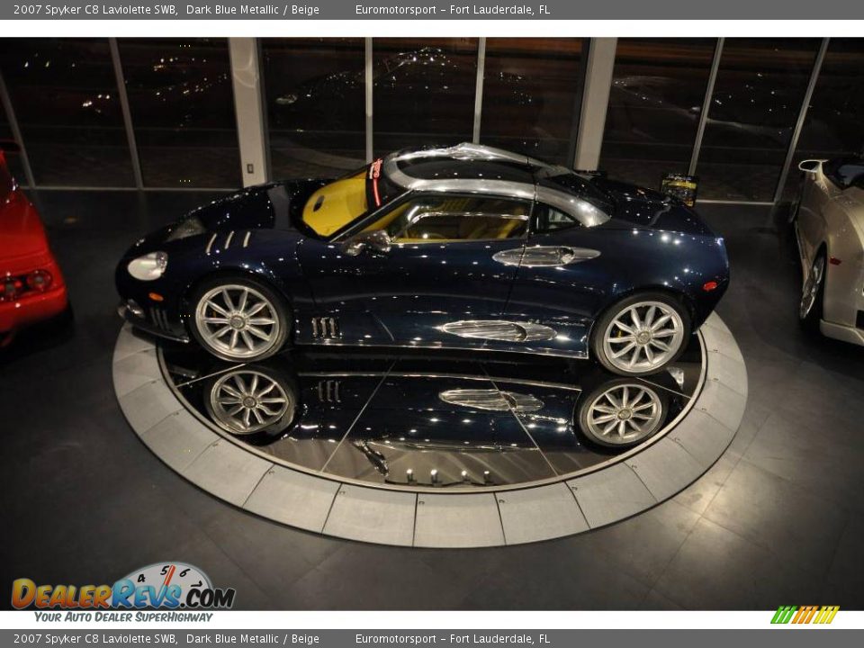 2007 Spyker C8 Laviolette SWB Dark Blue Metallic / Beige Photo #59