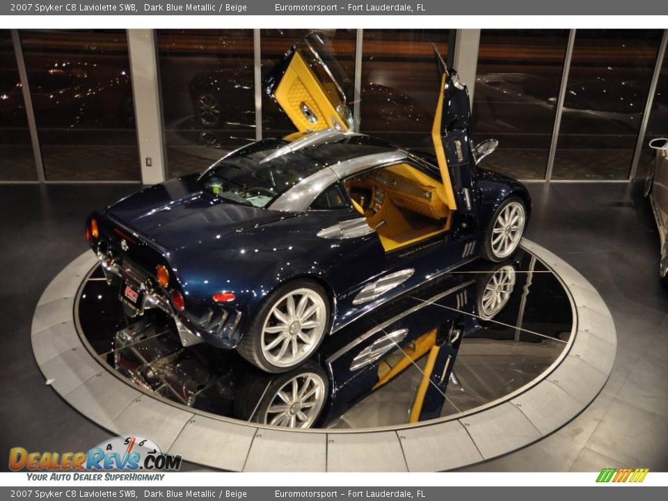 2007 Spyker C8 Laviolette SWB Dark Blue Metallic / Beige Photo #60