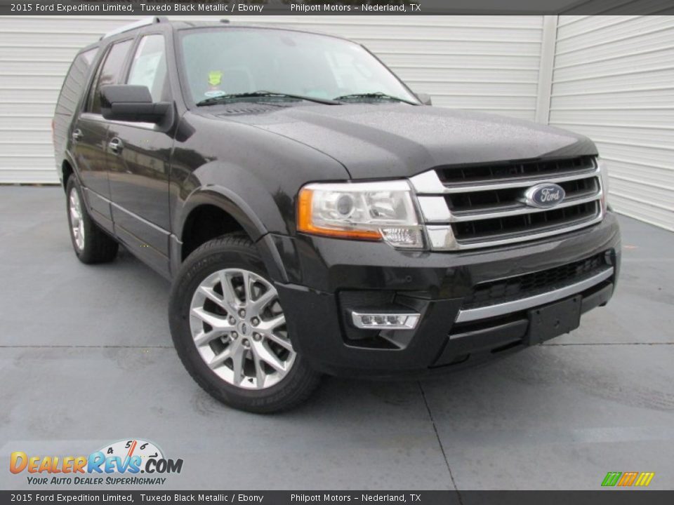 2015 Ford Expedition Limited Tuxedo Black Metallic / Ebony Photo #2