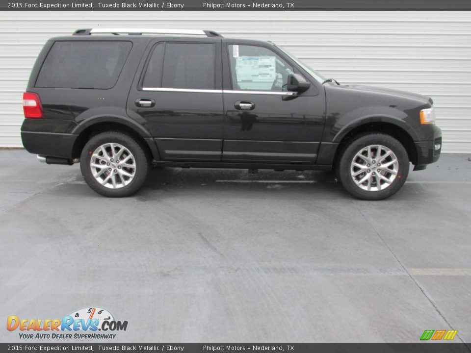 2015 Ford Expedition Limited Tuxedo Black Metallic / Ebony Photo #3