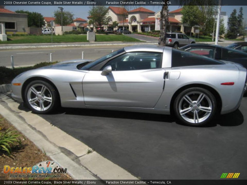 2009 Chevrolet Corvette Coupe Blade Silver Metallic / Ebony Photo #1