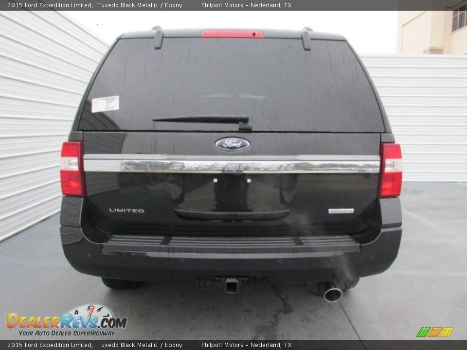 2015 Ford Expedition Limited Tuxedo Black Metallic / Ebony Photo #5