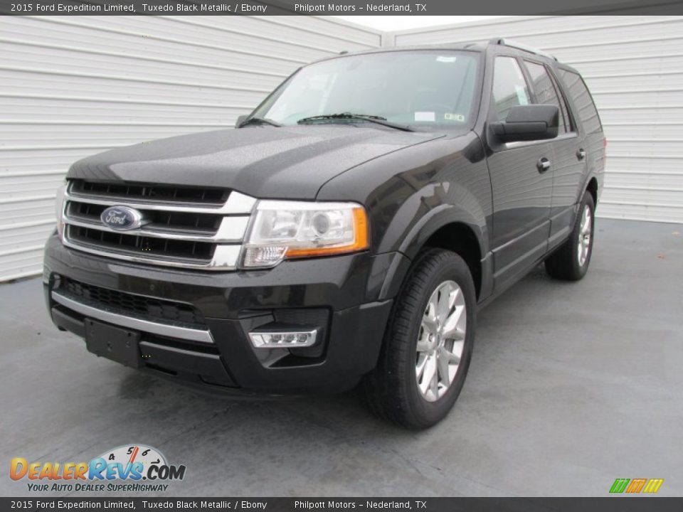 2015 Ford Expedition Limited Tuxedo Black Metallic / Ebony Photo #7