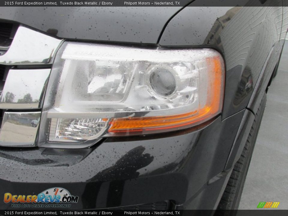 2015 Ford Expedition Limited Tuxedo Black Metallic / Ebony Photo #9