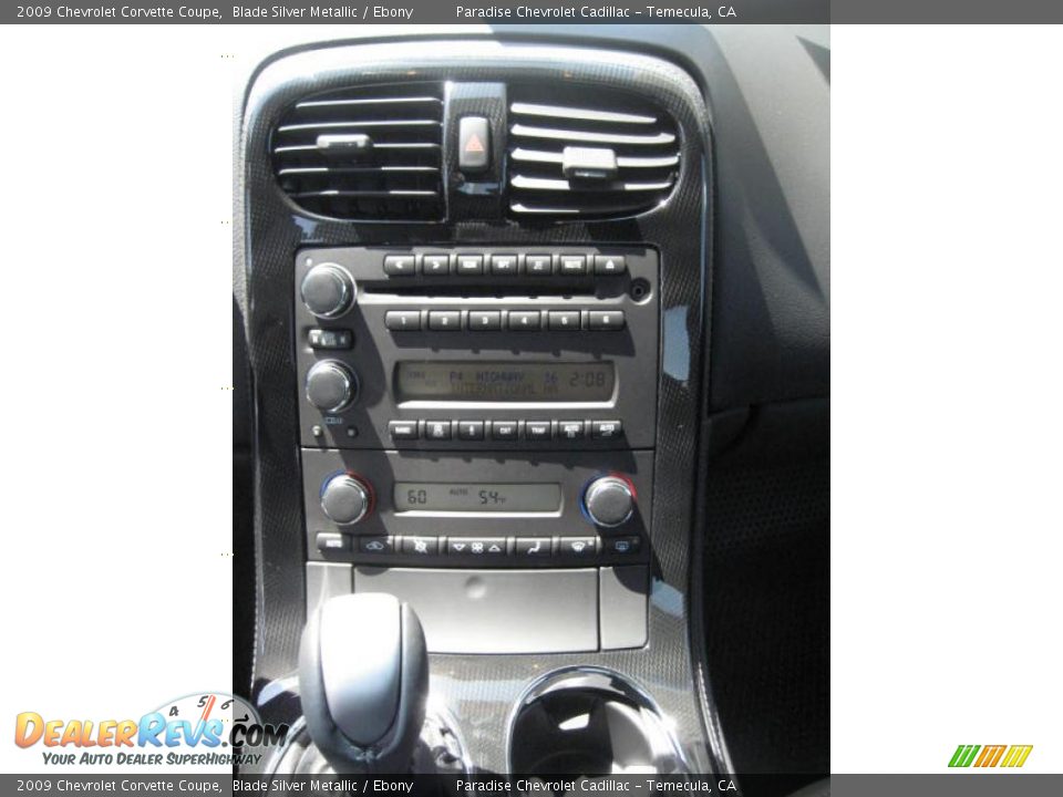 2009 Chevrolet Corvette Coupe Blade Silver Metallic / Ebony Photo #5