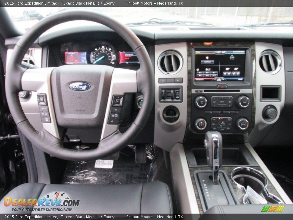 2015 Ford Expedition Limited Tuxedo Black Metallic / Ebony Photo #32