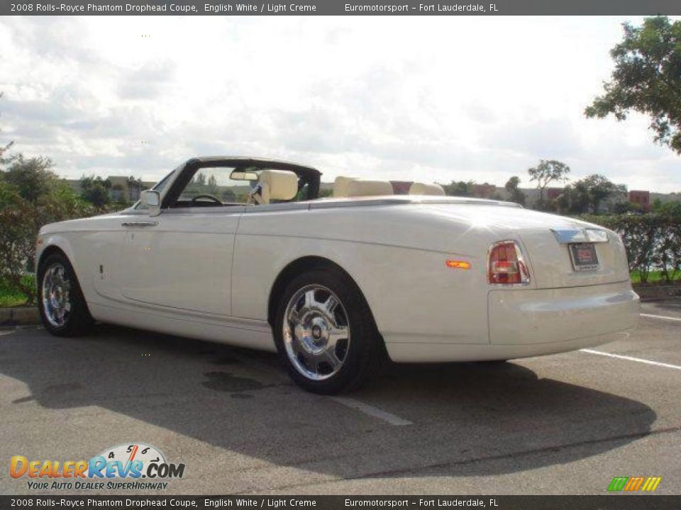 2008 Rolls-Royce Phantom Drophead Coupe English White / Light Creme Photo #4