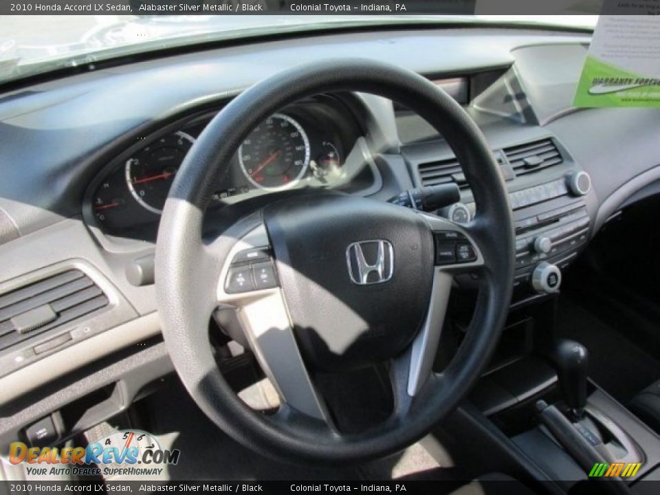 2010 Honda Accord LX Sedan Alabaster Silver Metallic / Black Photo #14