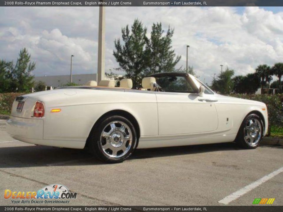 2008 Rolls-Royce Phantom Drophead Coupe English White / Light Creme Photo #17