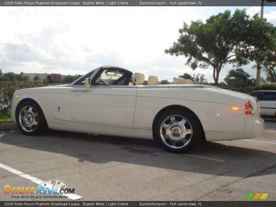 2008 Rolls-Royce Phantom Drophead Coupe English White / Light Creme Photo #18