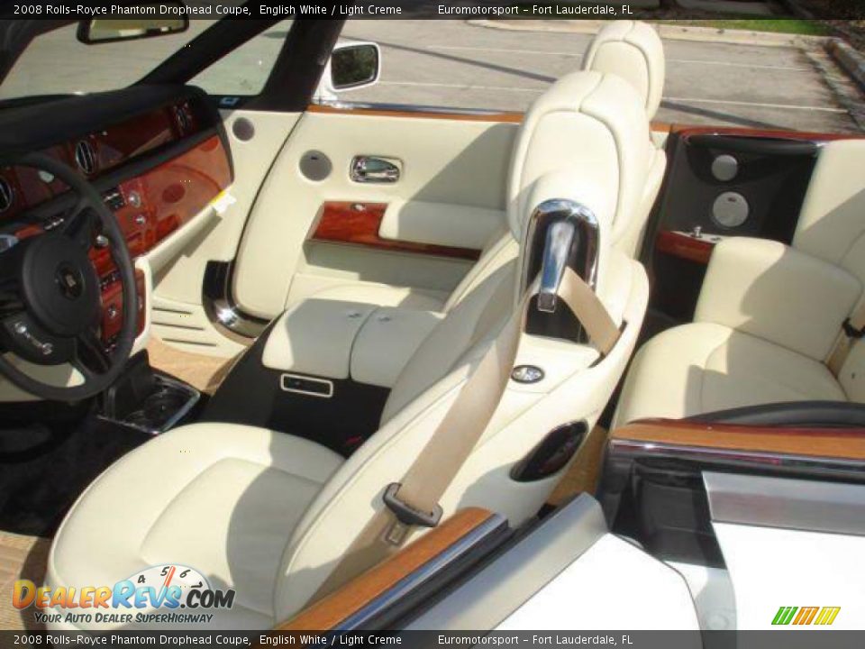 2008 Rolls-Royce Phantom Drophead Coupe English White / Light Creme Photo #20