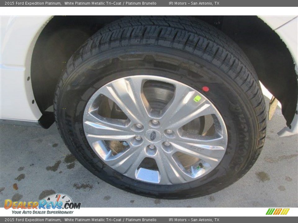 2015 Ford Expedition Platinum White Platinum Metallic Tri-Coat / Platinum Brunello Photo #4