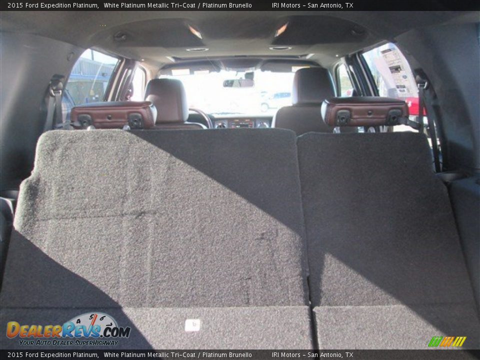 2015 Ford Expedition Platinum White Platinum Metallic Tri-Coat / Platinum Brunello Photo #11
