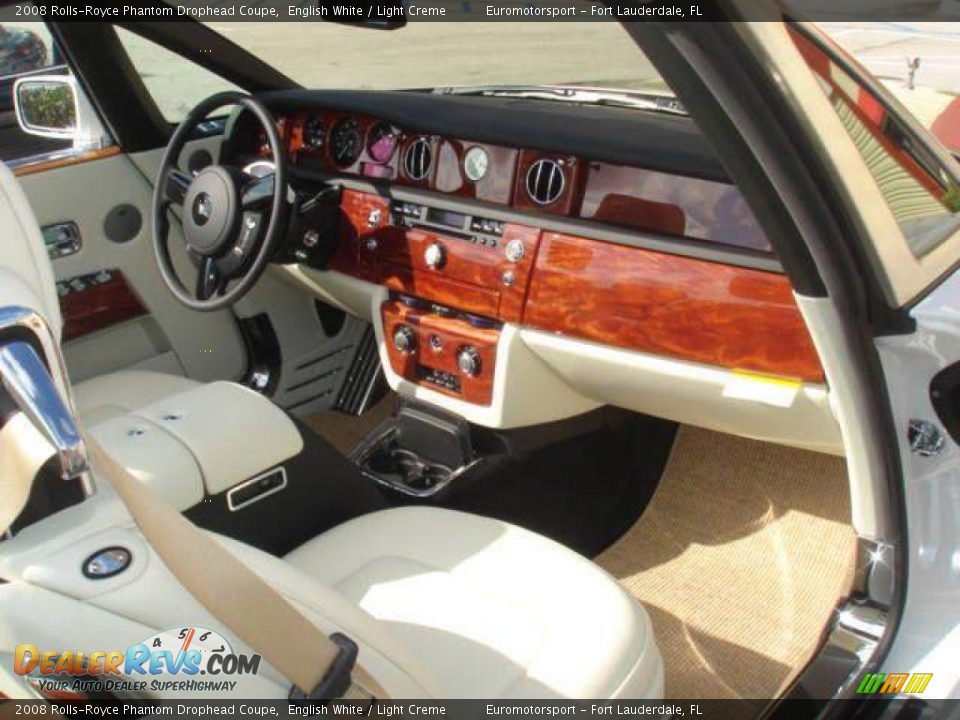 2008 Rolls-Royce Phantom Drophead Coupe English White / Light Creme Photo #23