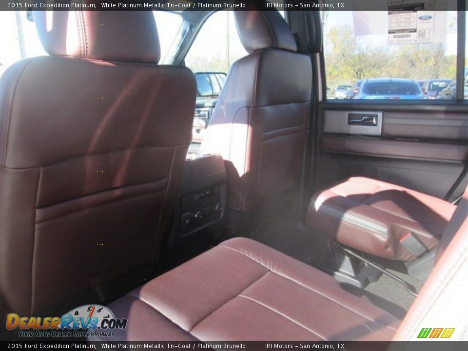 Rear Seat of 2015 Ford Expedition Platinum Photo #13
