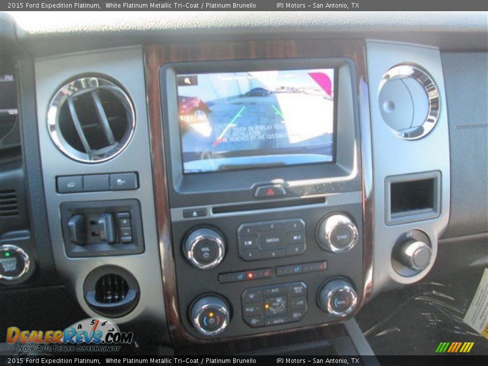 2015 Ford Expedition Platinum White Platinum Metallic Tri-Coat / Platinum Brunello Photo #26