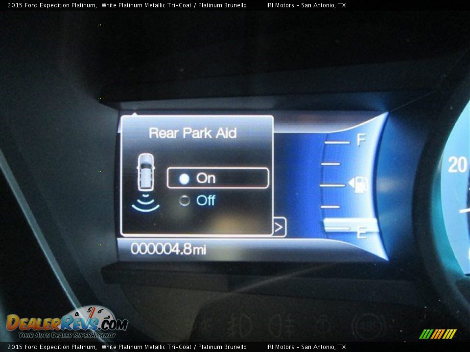 2015 Ford Expedition Platinum White Platinum Metallic Tri-Coat / Platinum Brunello Photo #30