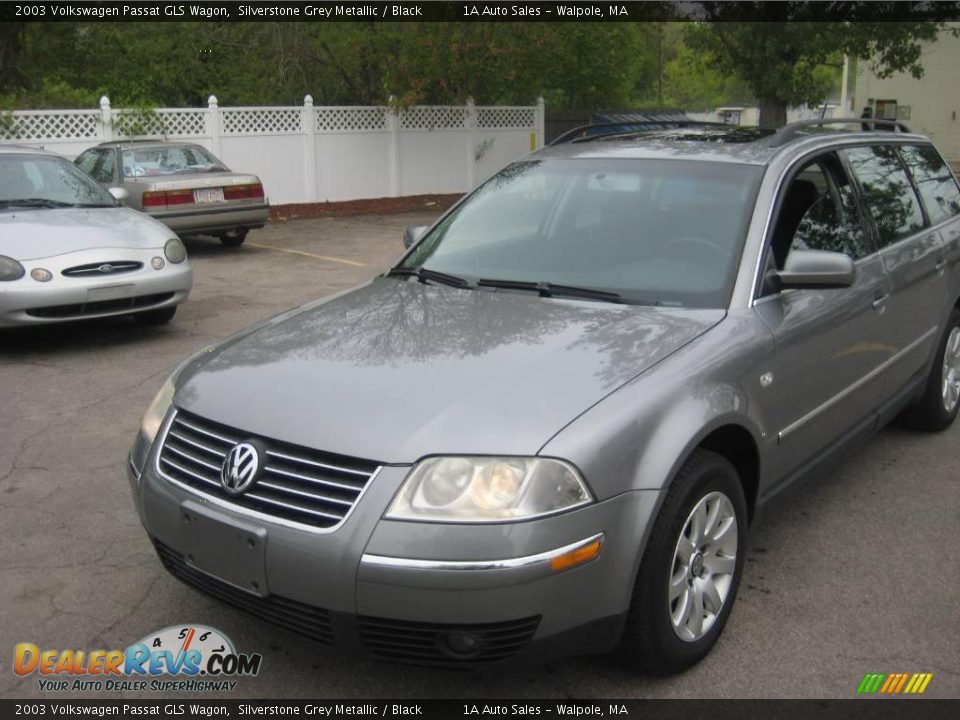 2003 Volkswagen Passat GLS Wagon Silverstone Grey Metallic / Black Photo #7