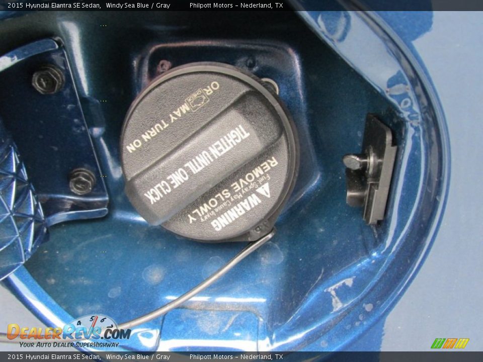 2015 Hyundai Elantra SE Sedan Windy Sea Blue / Gray Photo #13