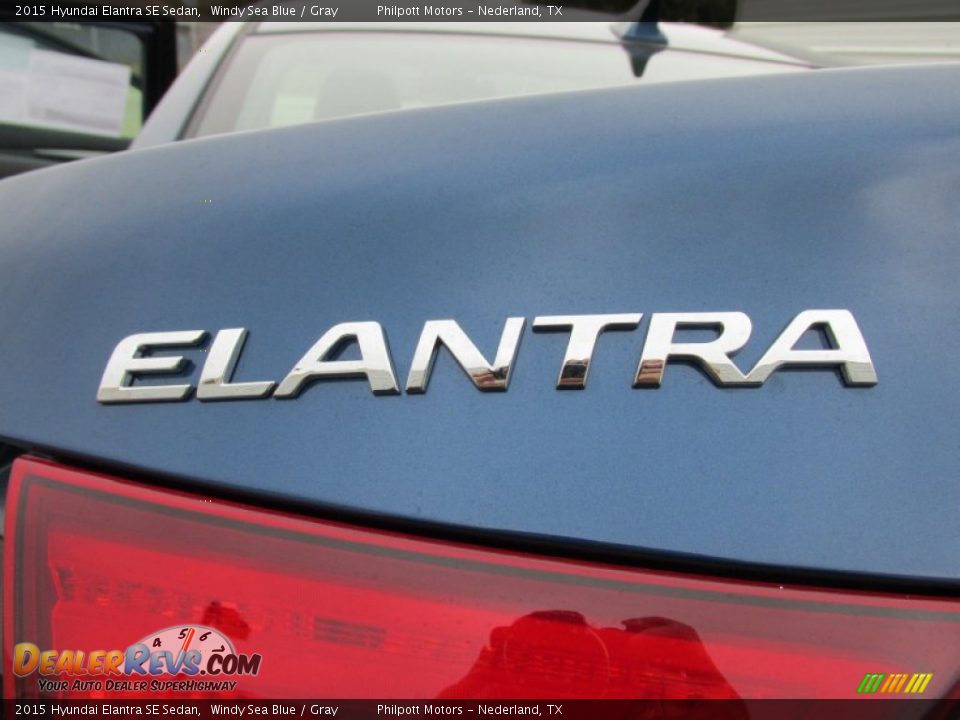 2015 Hyundai Elantra SE Sedan Windy Sea Blue / Gray Photo #14