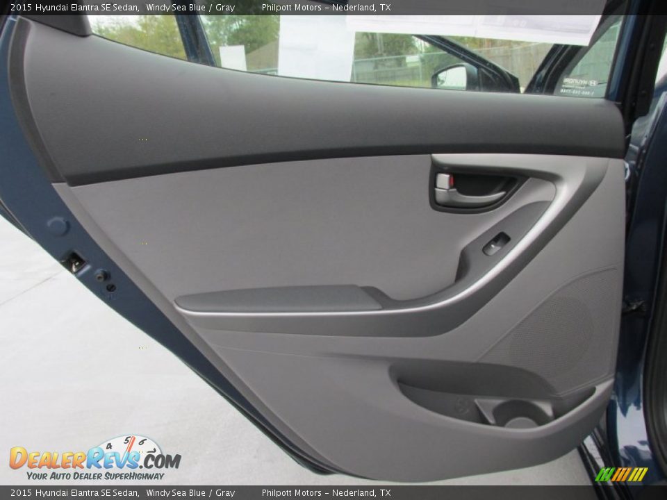 2015 Hyundai Elantra SE Sedan Windy Sea Blue / Gray Photo #18