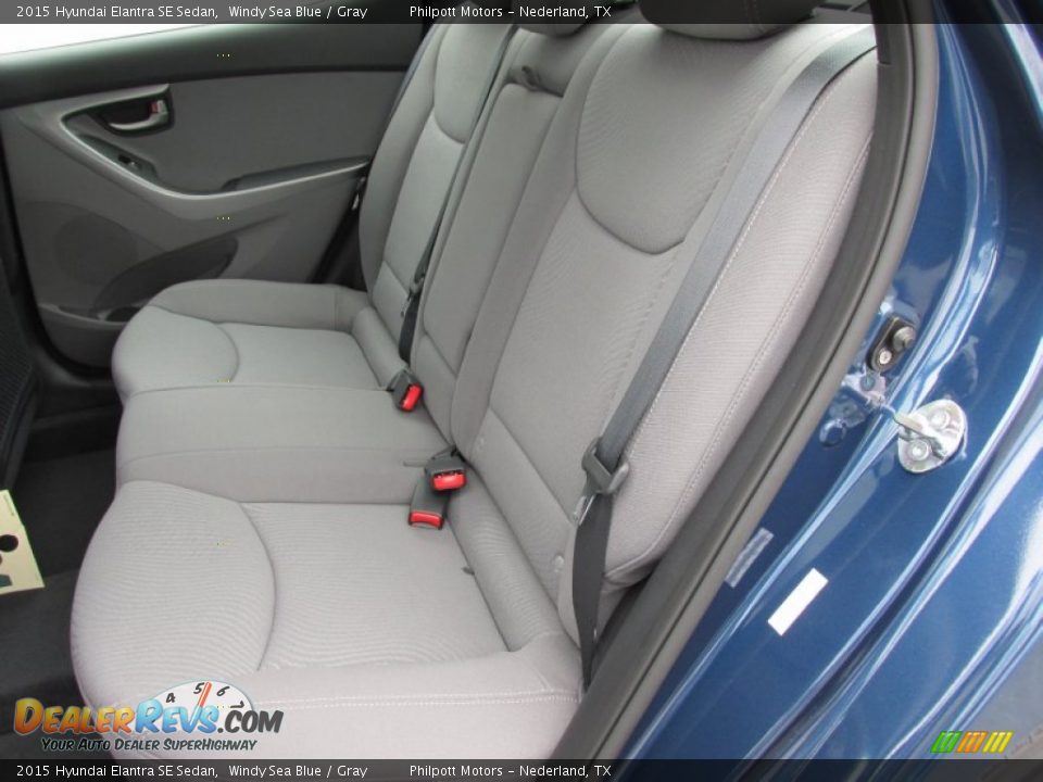 2015 Hyundai Elantra SE Sedan Windy Sea Blue / Gray Photo #19