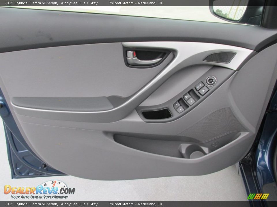 2015 Hyundai Elantra SE Sedan Windy Sea Blue / Gray Photo #20