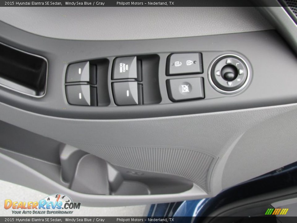 2015 Hyundai Elantra SE Sedan Windy Sea Blue / Gray Photo #21