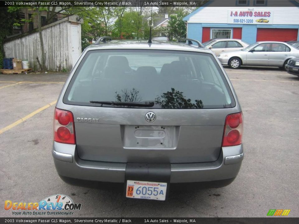 2003 Volkswagen Passat GLS Wagon Silverstone Grey Metallic / Black Photo #11